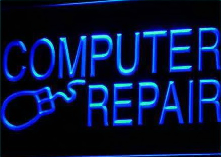 Computer Repair Internet Laptop Neon Light Sign